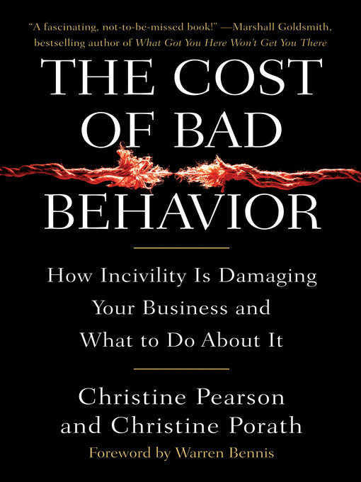 Title details for The Cost of Bad Behavior by Christine Pearson - Available